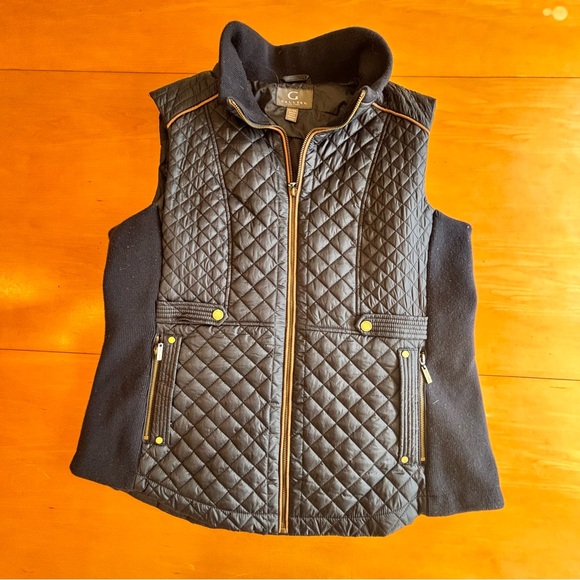 Gallery XL black quilted vest Nordstrom - Picture 1 of 9